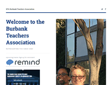 Tablet Screenshot of burbankteachers.org